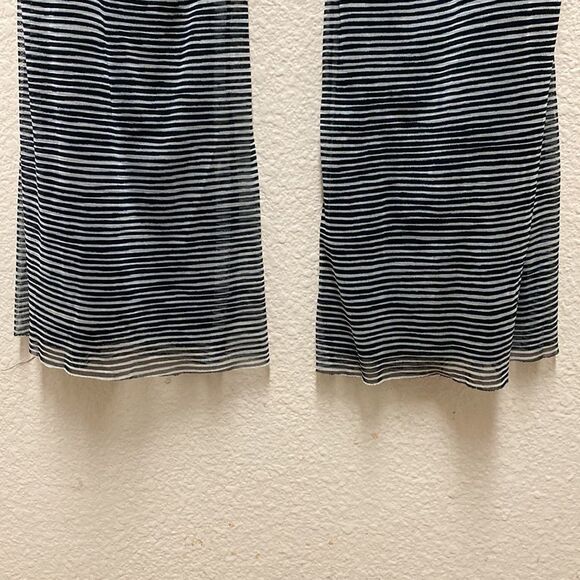 For Cynthia Beachwear Striped Mesh Pants Large - Picture 7 of 7